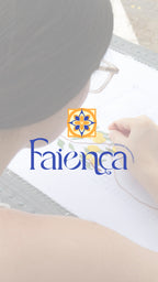 Carte cadeau Faïença broderie, cadeau fait main