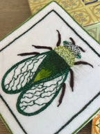 Kit de broderie Cigale Faïença, motif provençal et fournitures