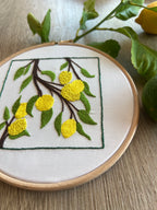 PDF - motif de broderie Citron