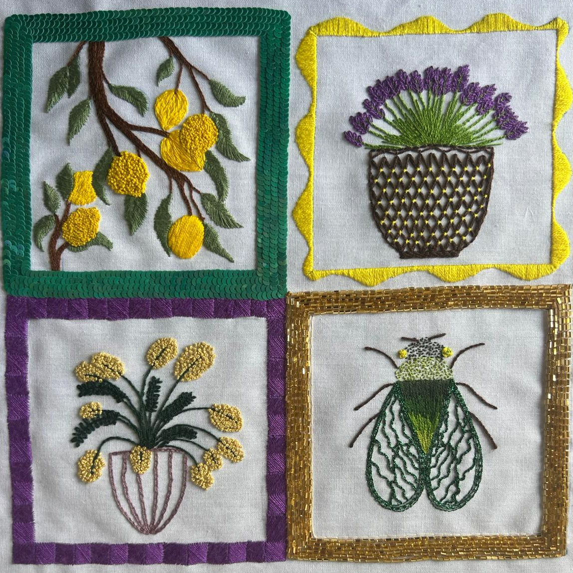 Pack Provence – 4 motifs de broderie PDF
