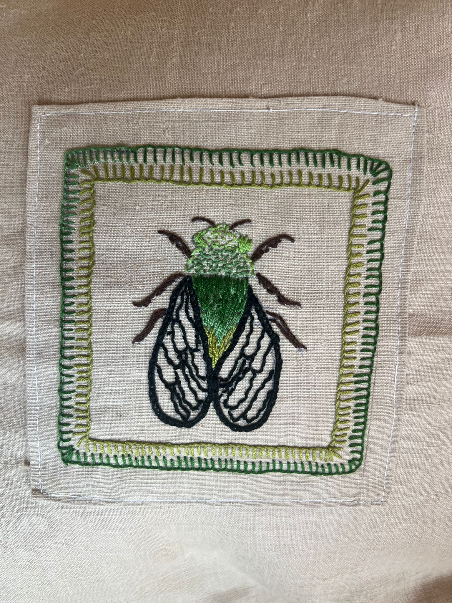 PDF - motif de broderie Cigale