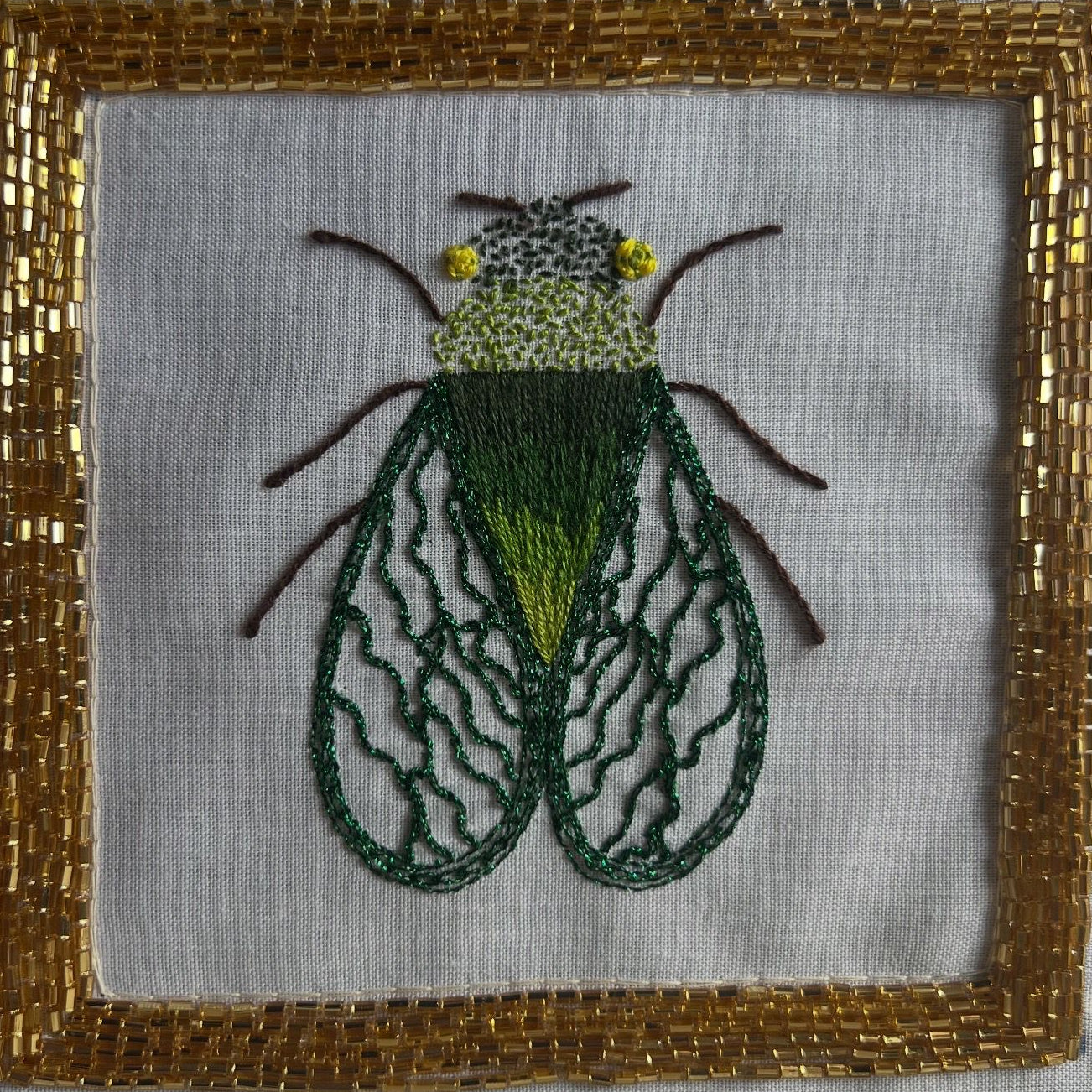 PDF - motif de broderie Cigale