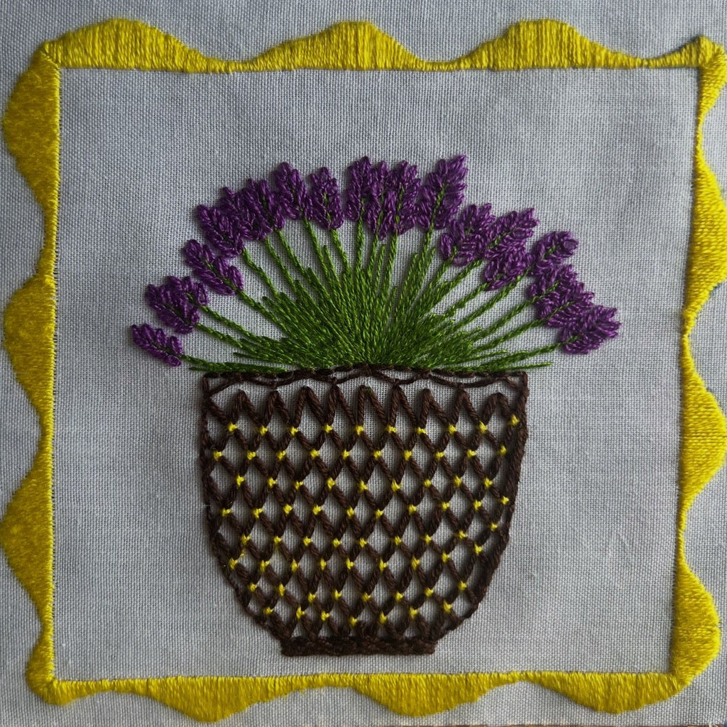 PDF - motif de broderie Lavande