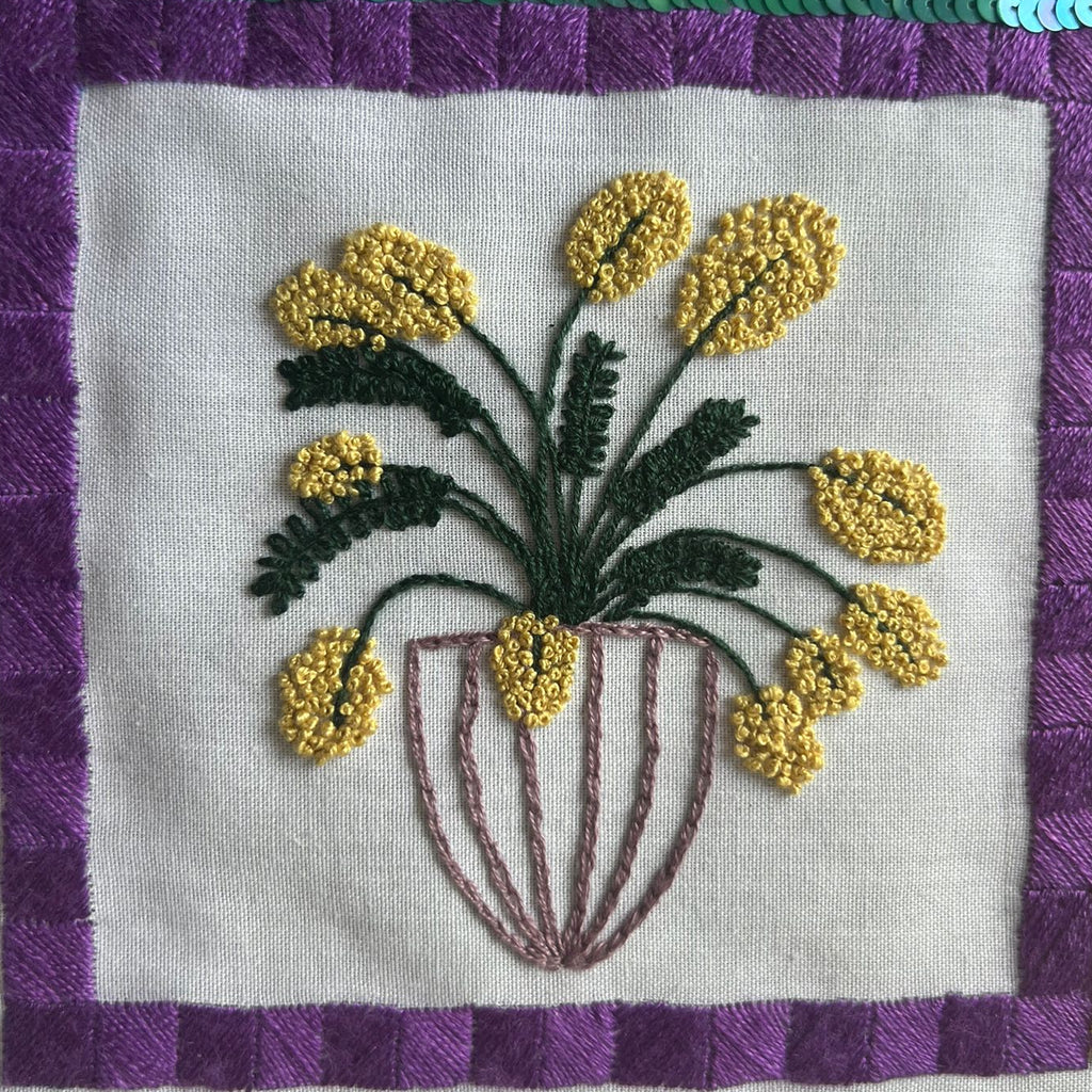 PDF - motif de broderie Mimosa