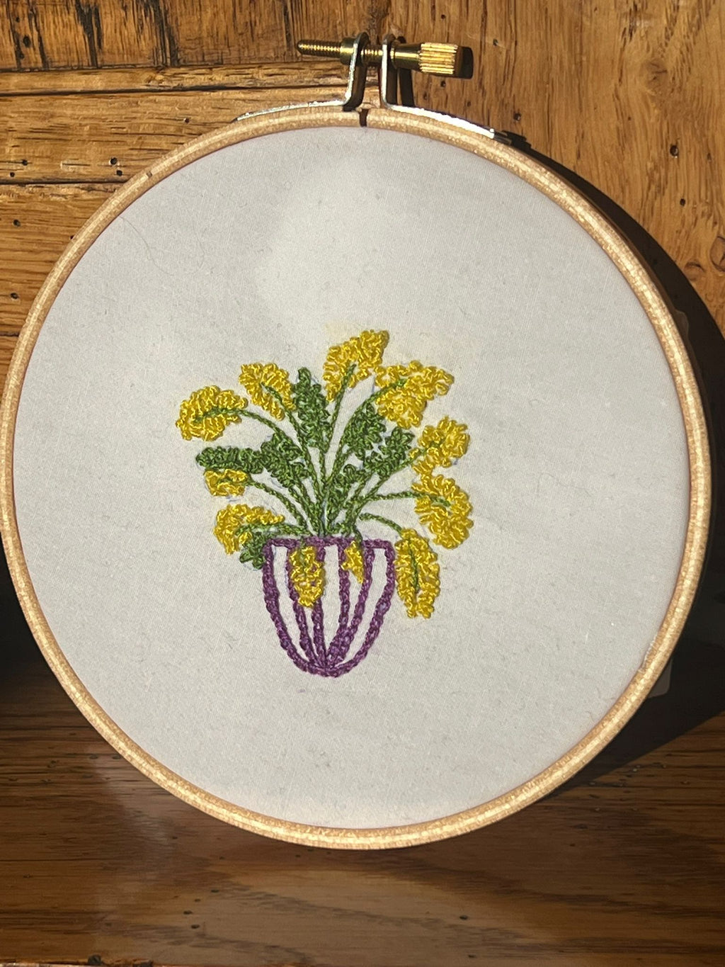 PDF - motif de broderie Mimosa