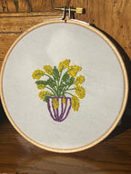 PDF - motif de broderie Mimosa