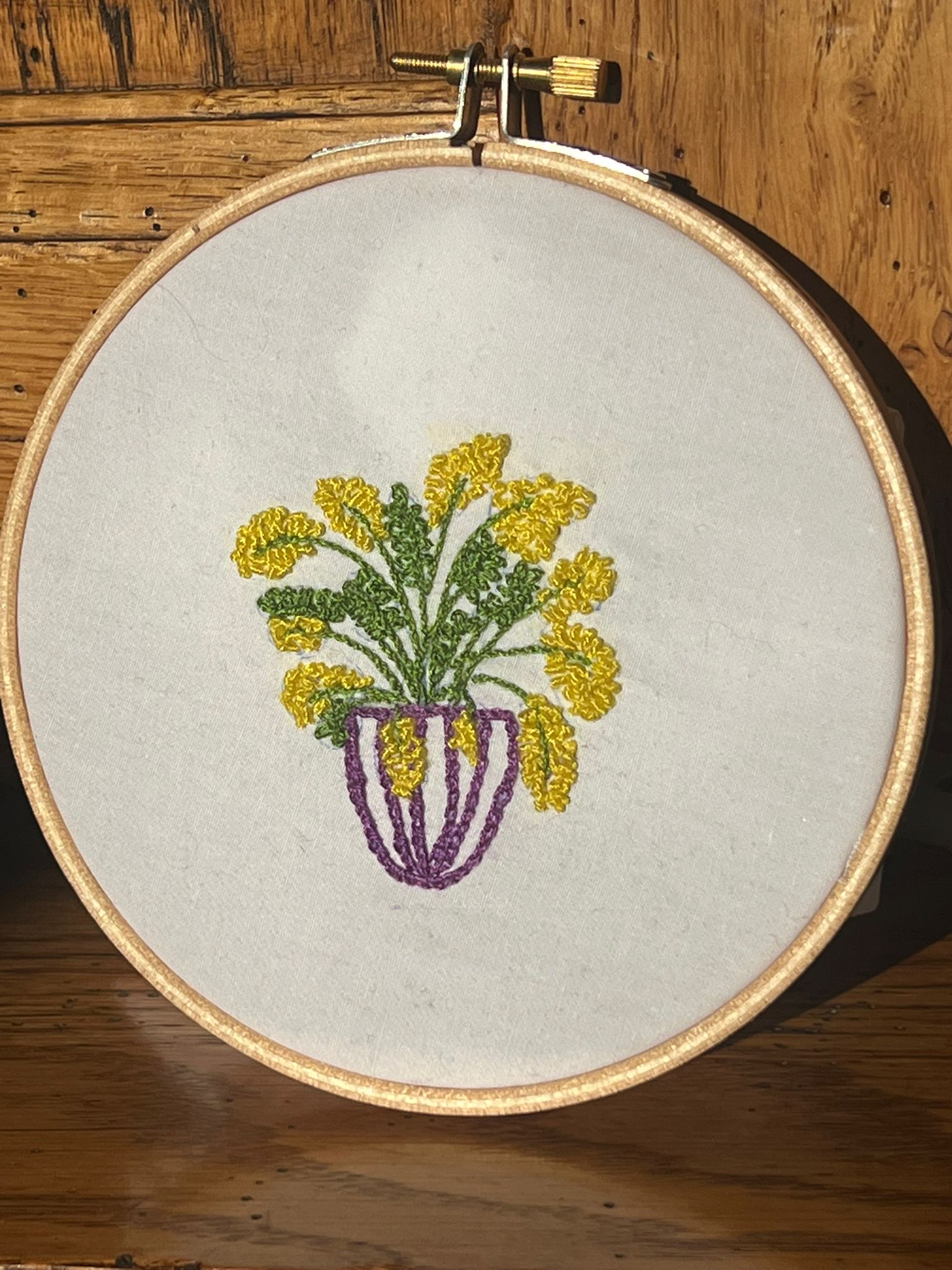 PDF - motif de broderie Mimosa